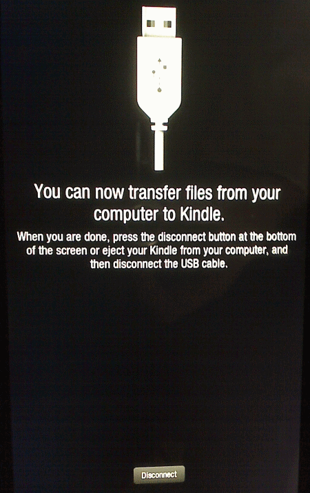 Kindle Fire connected to PC